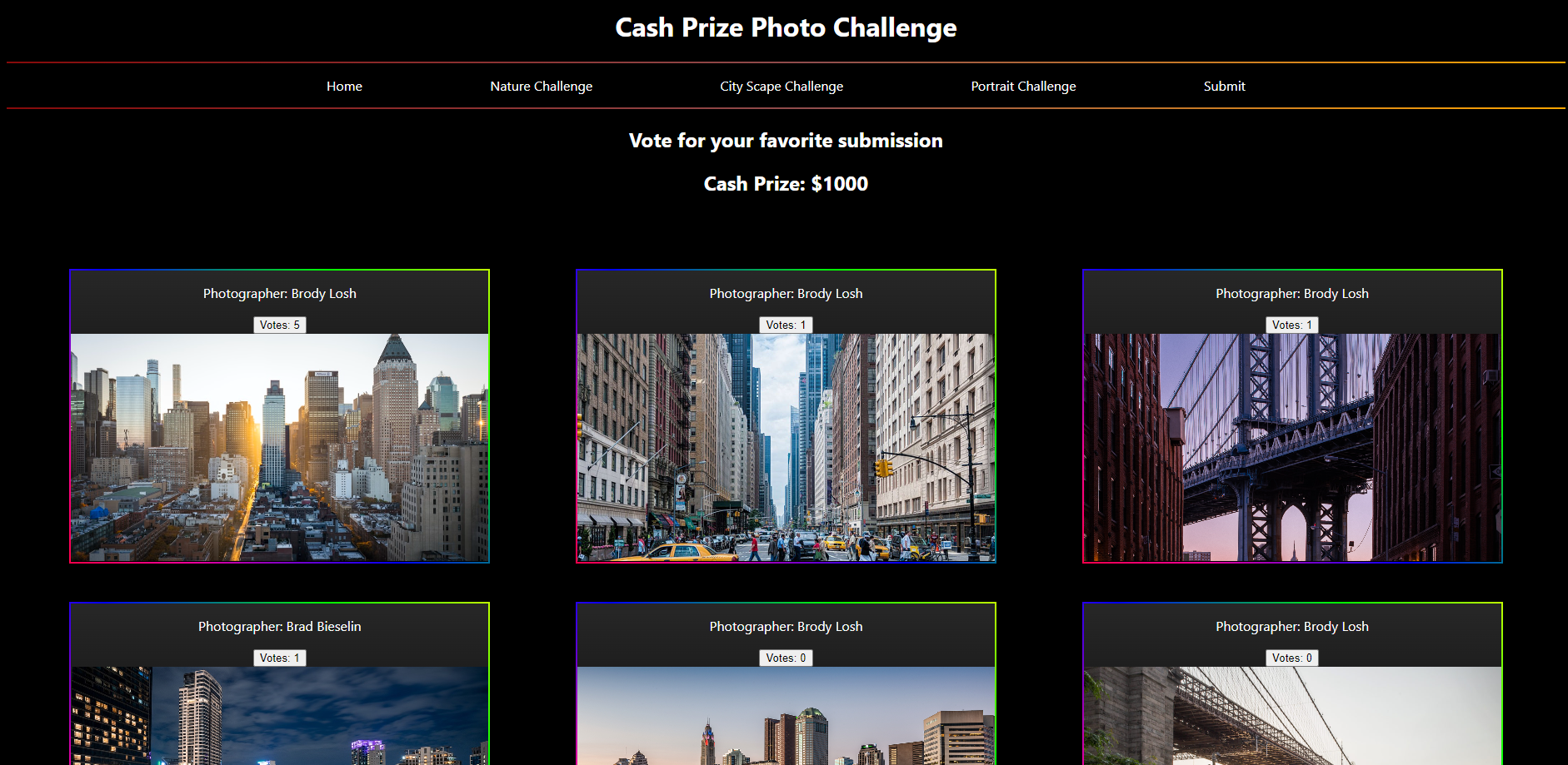 Cash Prize Photo Challenge